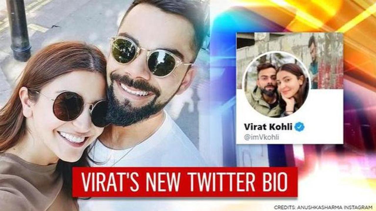 Virat Kohli sums up feeling of becoming a father with short & sweet update to Twitter bio