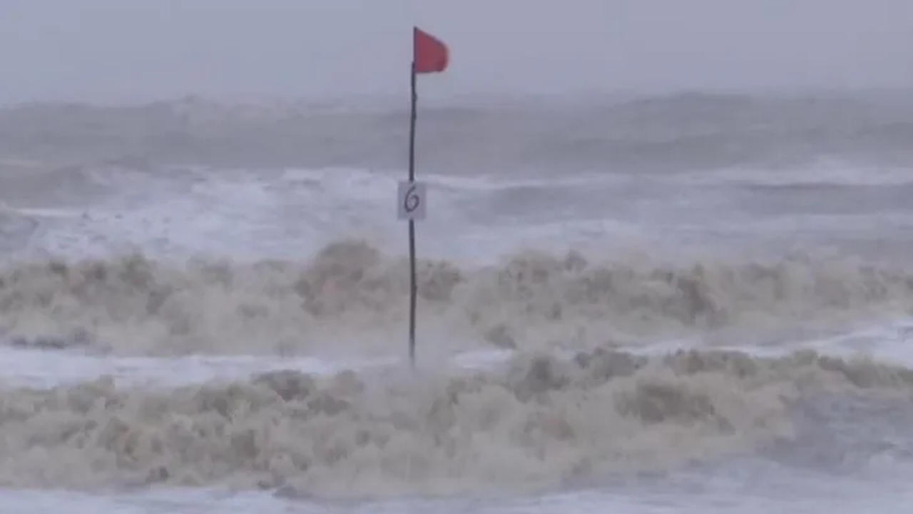 Cyclone Michaung landfall