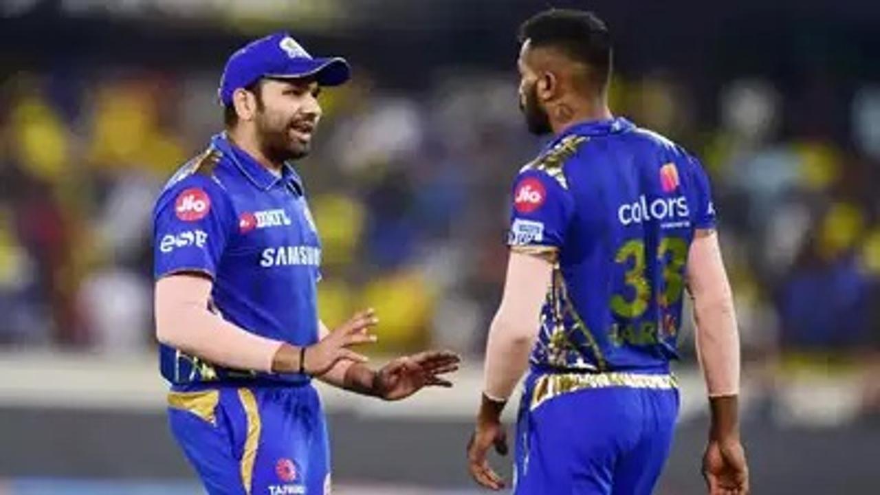 Hardik Pandya and Rohit Sharma