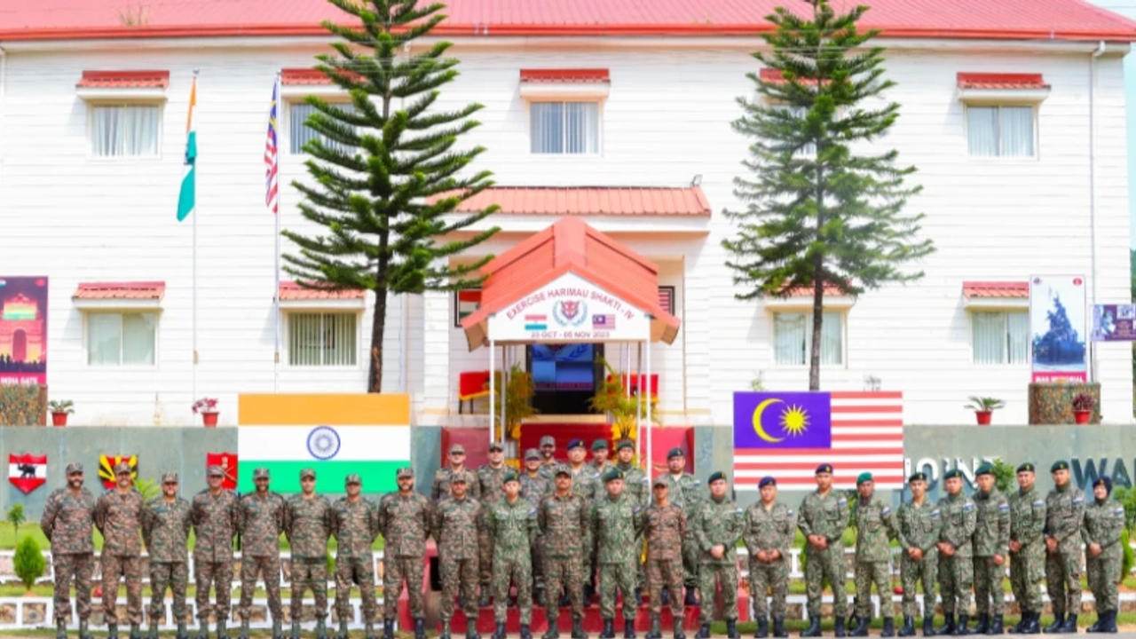 Joint military exercise of India-Malaysia