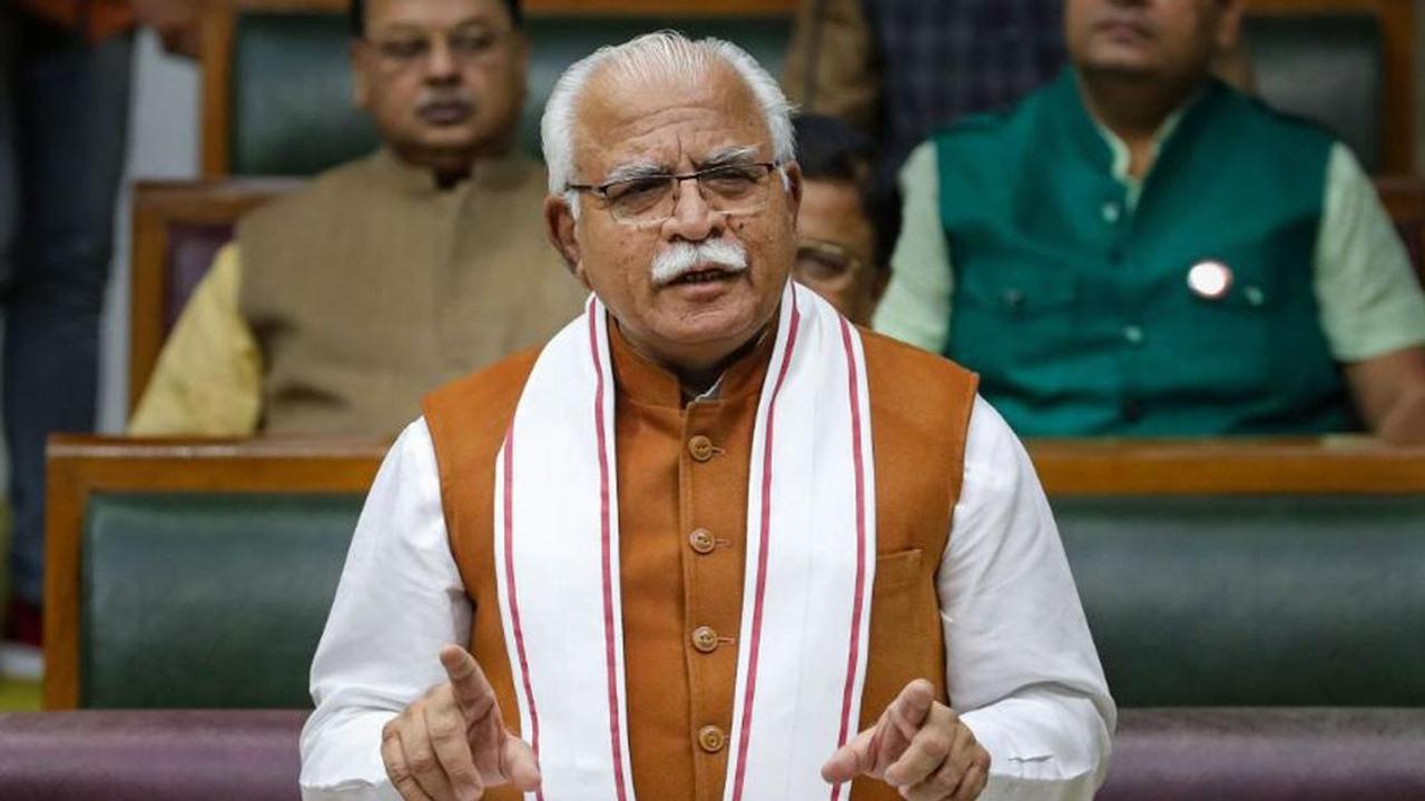 Haryana CM Manohar Lal Khattar