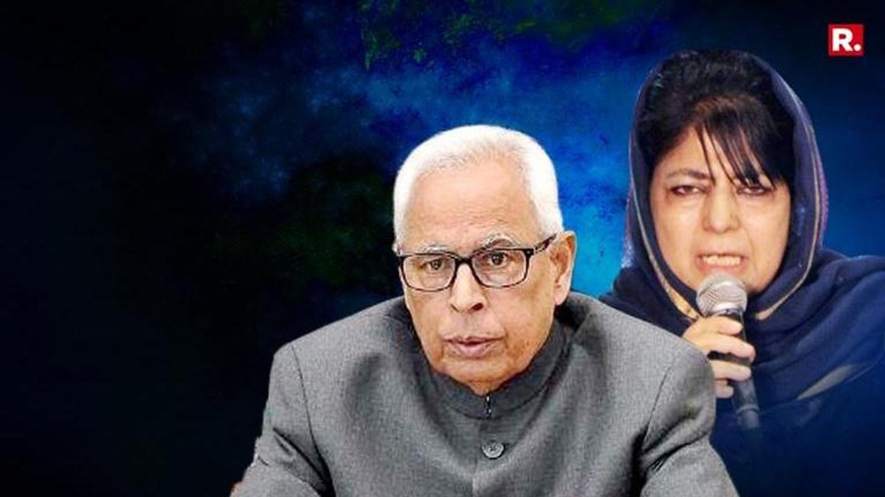 BJP leader writes explosive letter to J-K Governor NN Vohra, accuses Mehbooba Mufti's top aide of corruption