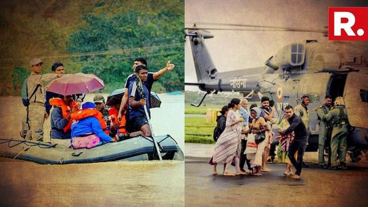 Kerala floods: Pinarayi Vijayan government holds farewell to express love and gratitude towards defence forces