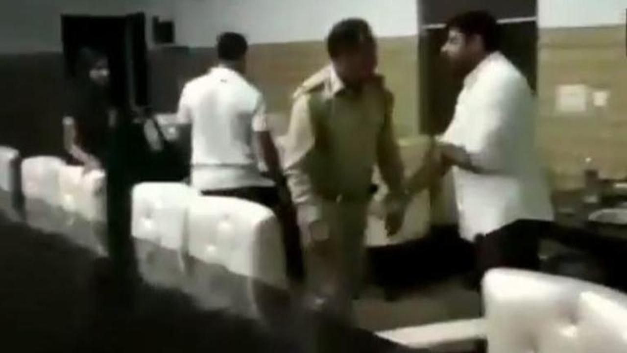 WATCH: Meerut BJP Councilor thrashes UP sub-inspector after heated argument in a restaurant