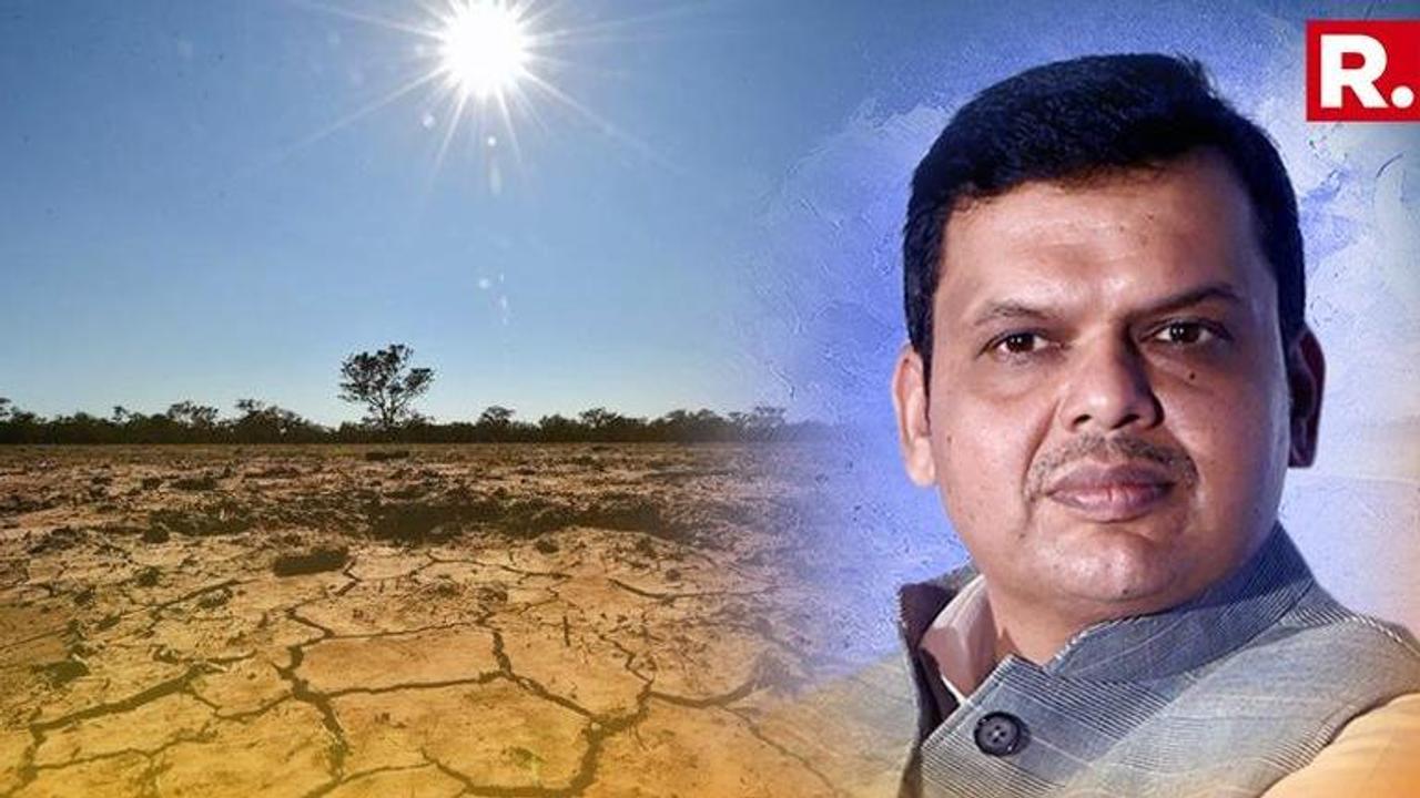 Maharashtra Chief Minister Devendra Fadnavis declares "drought-like situation" in half of the state