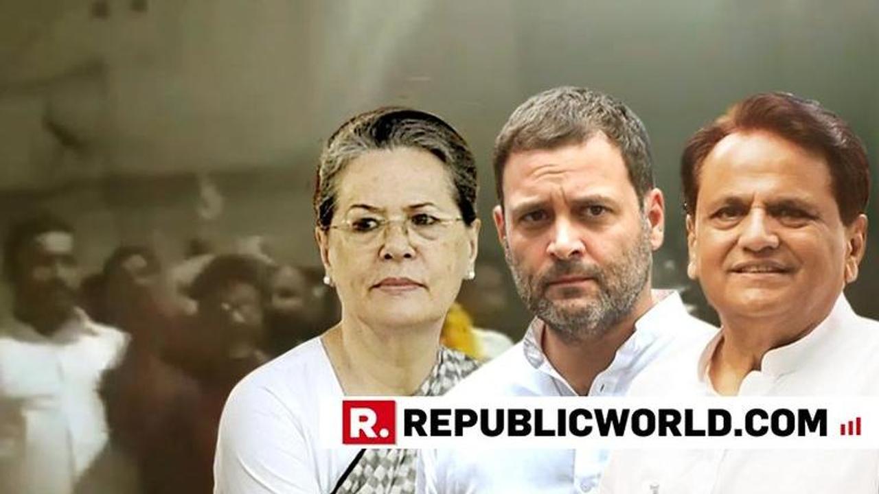 SHOCKING: In video, Congress leader unceremoniously stops 'Bharat Mata Ki Jai' chant; forces Sonia-Rahul chants instead