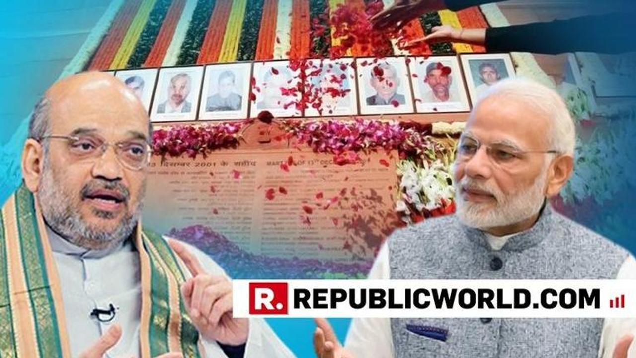 PM Modi, Amit Shah pay tributes on the 17th anniversary of Parliament attack