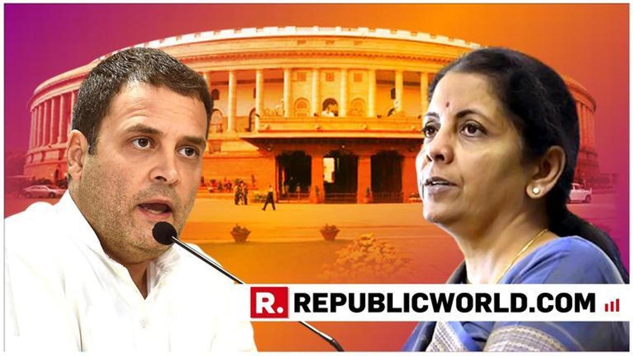 Parliament LIVE UPDATES: Raksha Mantri Nirmala Sitharaman rebuts Rahul Gandhi on Rafale deal in Lok Sabha