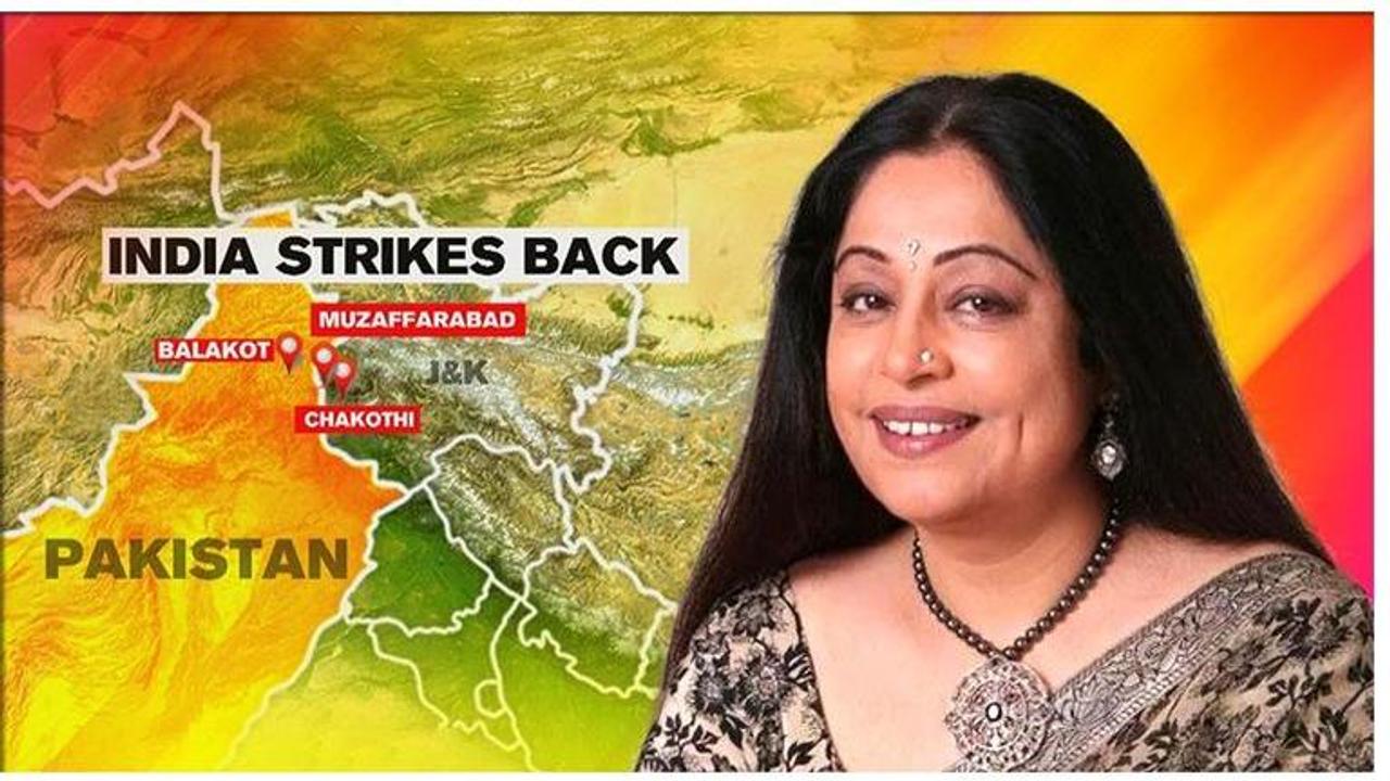 'Modi hai to mumkin hai', Kirron Kher lauds India's air strike on Pakistan's terror camps. Read her message here