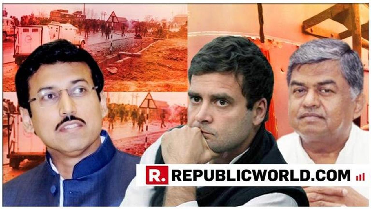 Col Rathore slams Congress after BK Hariprasad's 'match-fixing' shocker over Pulwama terror attack and its aftermath