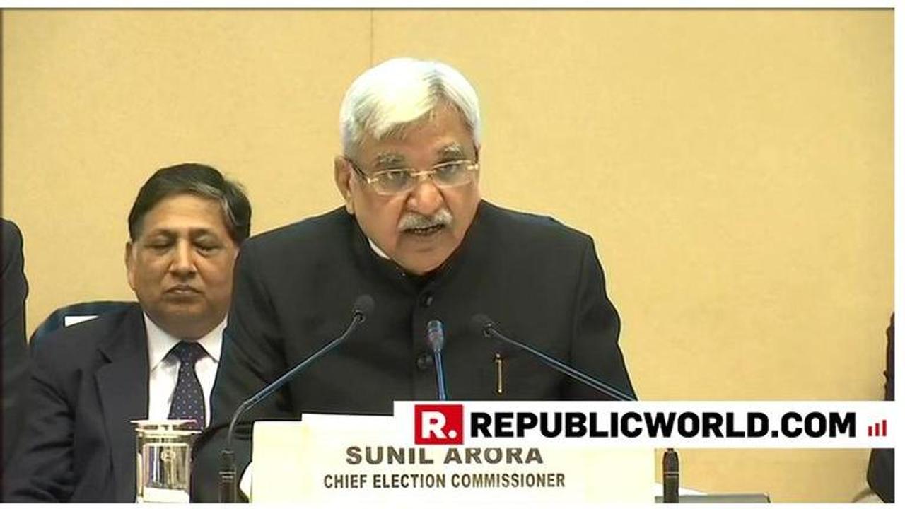 LOK SABHA ELECTIONS 2019: 10 Lakh polling stations, 900 million-strong electorate, VVPATs with all EVMs, says CEC Sunil Arora announcing the poll dates