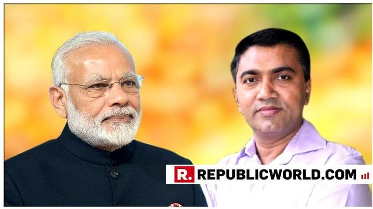 PM Modi extends best wishes to newly-appointed Goa CM Pramod Sawant and his team, says 'journey begins to fulfil dreams of people'