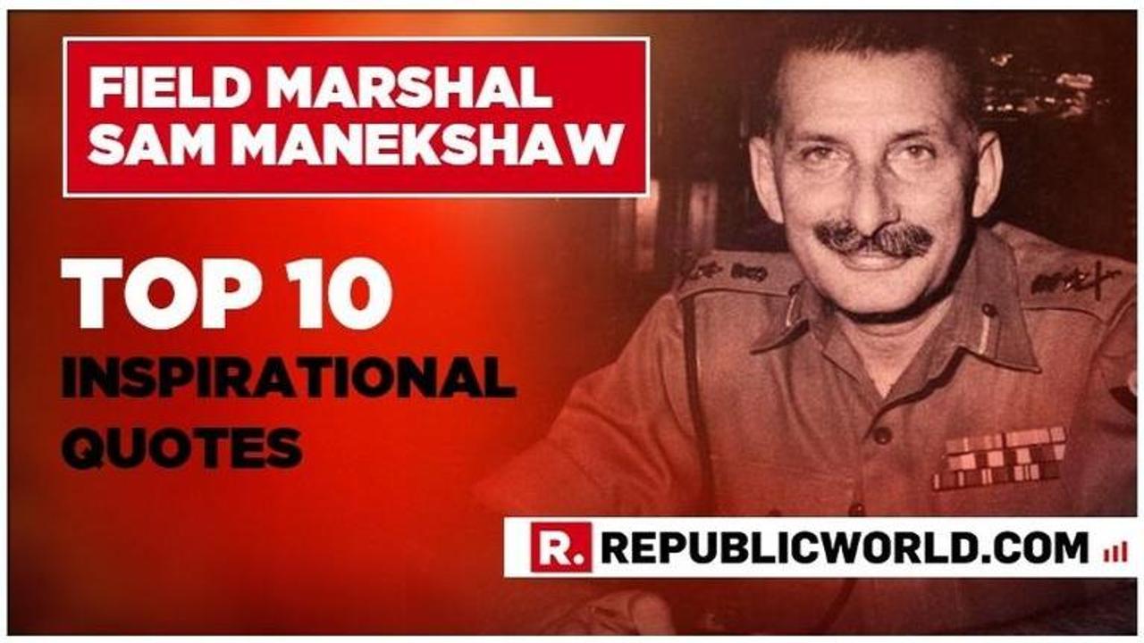 On his 105th Birth anniversary, here are 10 top inspirational quotes by India's first Field Marshal - Sam Manekshaw