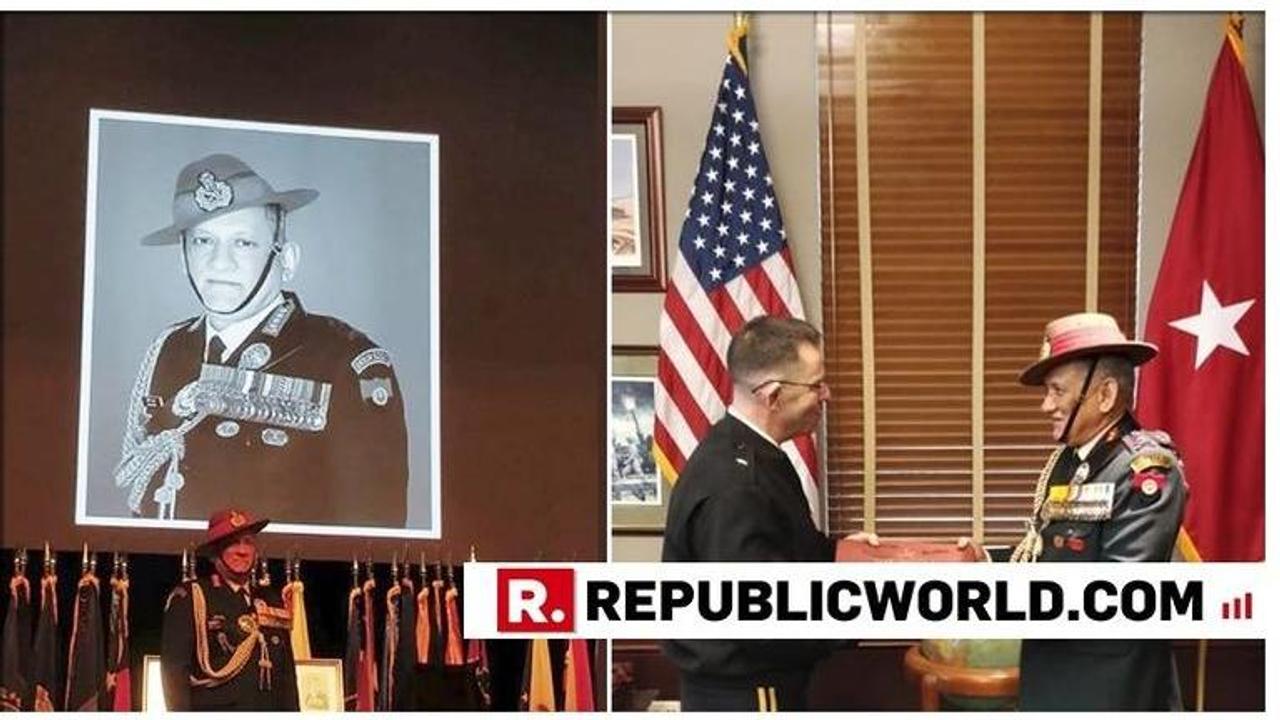 PROUD Moment: COAS General Bipin Rawat gets inducted into his U.S alma mater's Hall of Fame