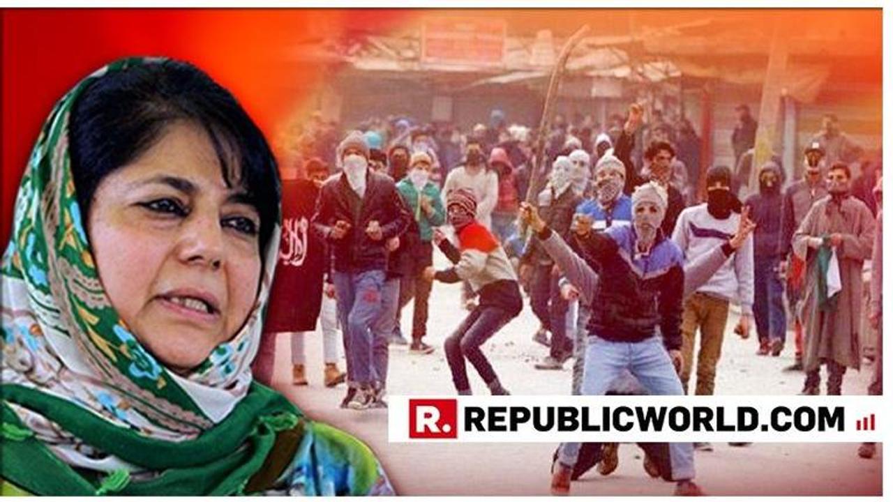 Mehbooba Mufti attacked with stones in Kashmir's Anantnag district, PDP leader's driver suffers injury. Details here