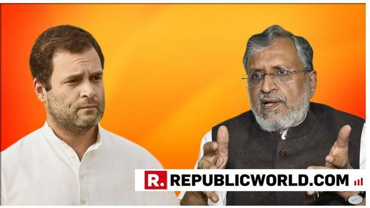 Up in arms against Rahul Gandhi, BJP's Sushil Modi to file defamation suit for Congress chief's 'Sarre Modi Chor ' remark