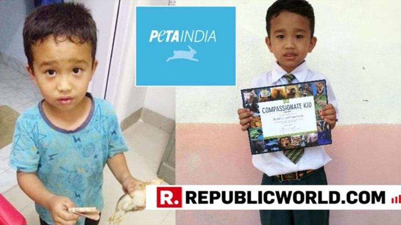 6-year-old Mizoram boy receives Peta India's 'Compassionate Kid' award for trying to save chicken he had accidentally run over