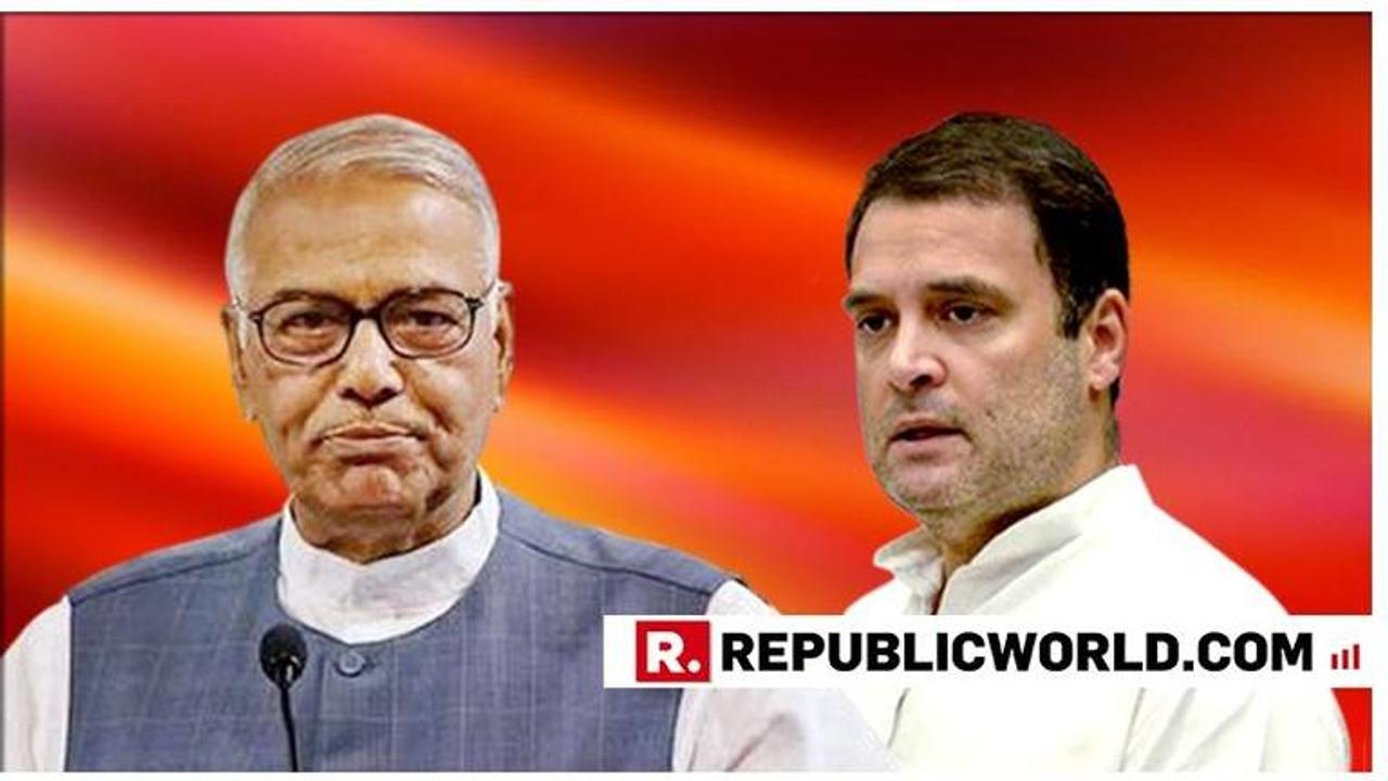 Yashwant Sinha tells Rahul Gandhi to go, says 'if he does not stand firm regarding his resignation, he will lose public estimation'