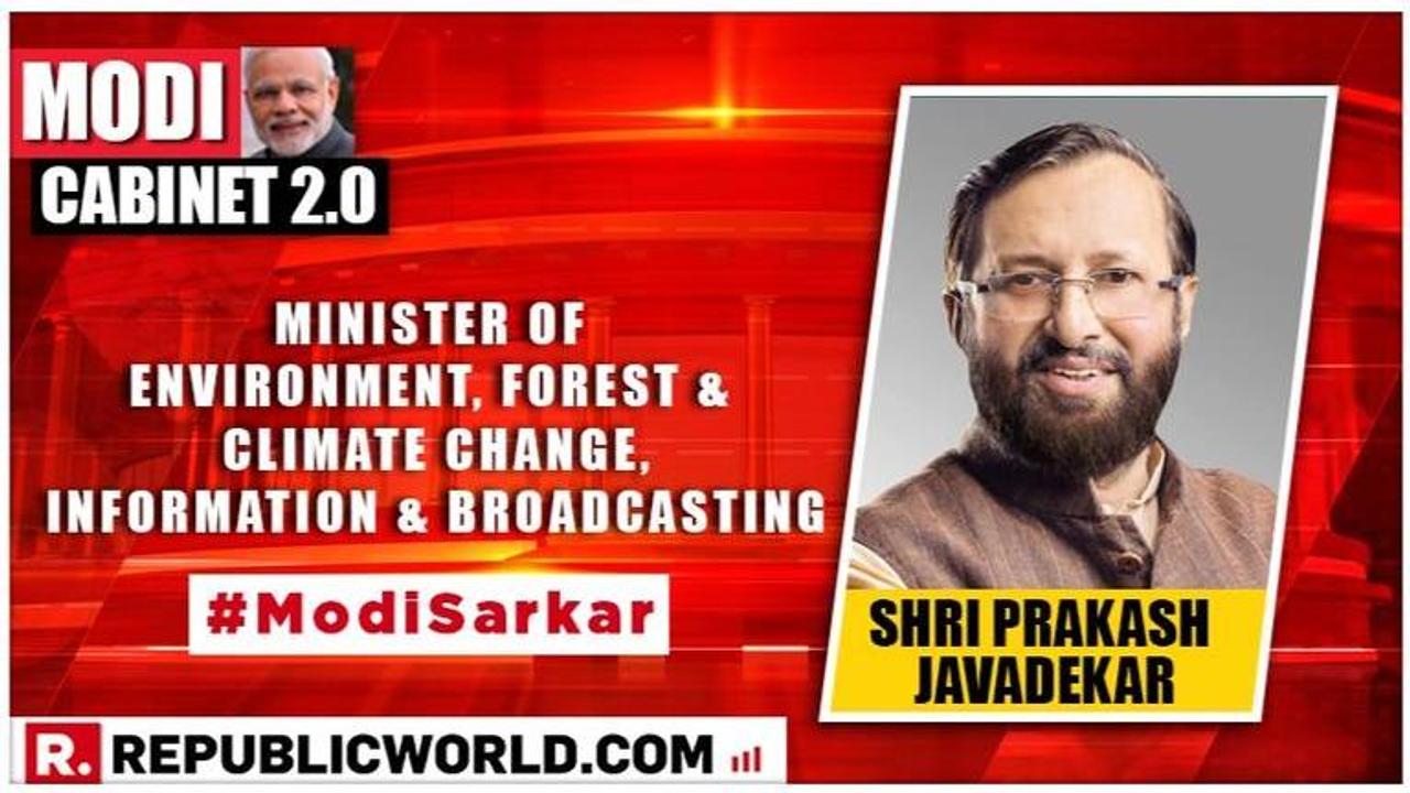 Modi Cabinet 2.0: Prakash Javadekar is the new Minister of  Environment, Forest and Climate Change; Minister  of Information and Broadcasting