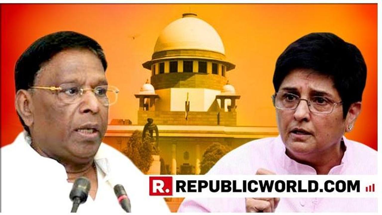 Supreme Court issues notice to Puducherry CM V Narayanasamy Over tussle with Kiran Bedi