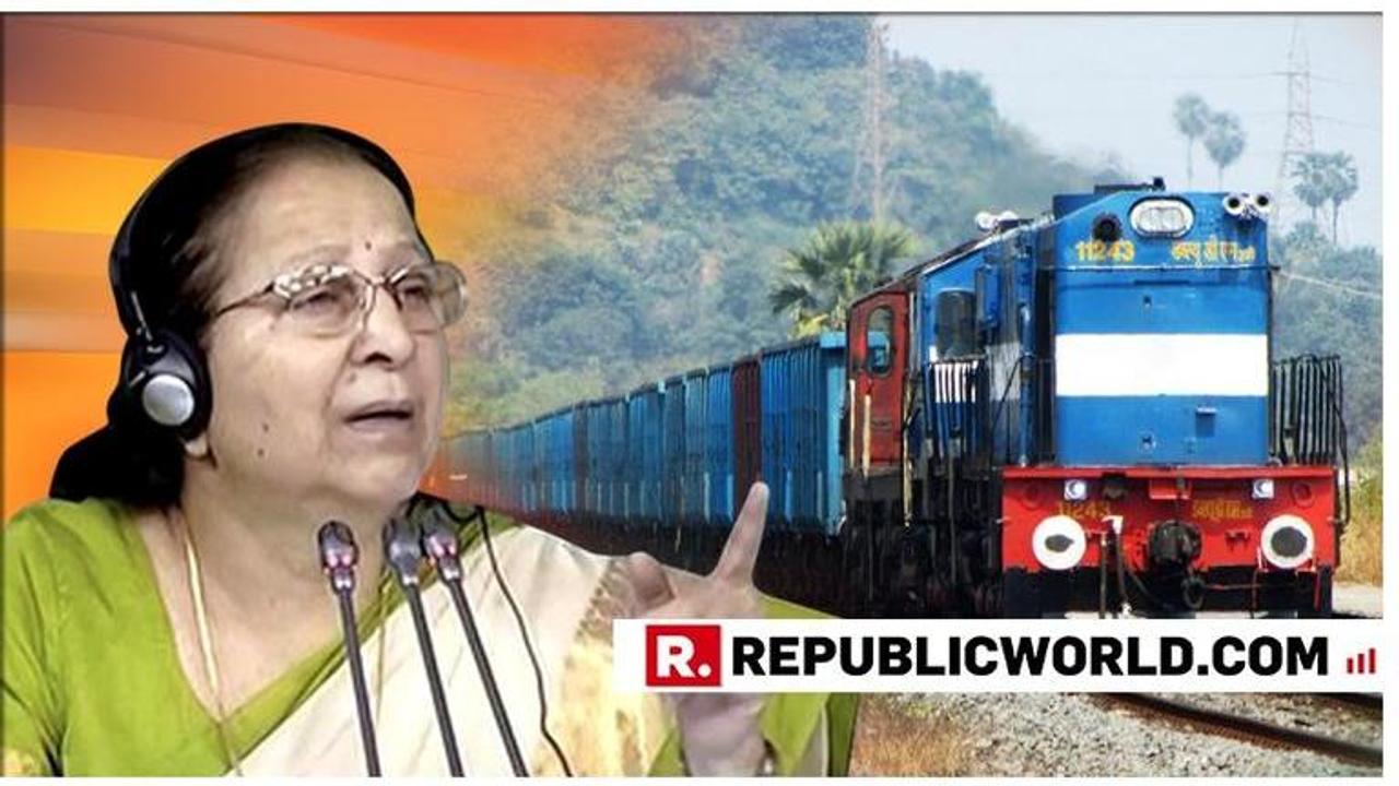 Outgoing Lok Sabha speaker Sumitra Mahajan seeks clarification on railways' massage service plan