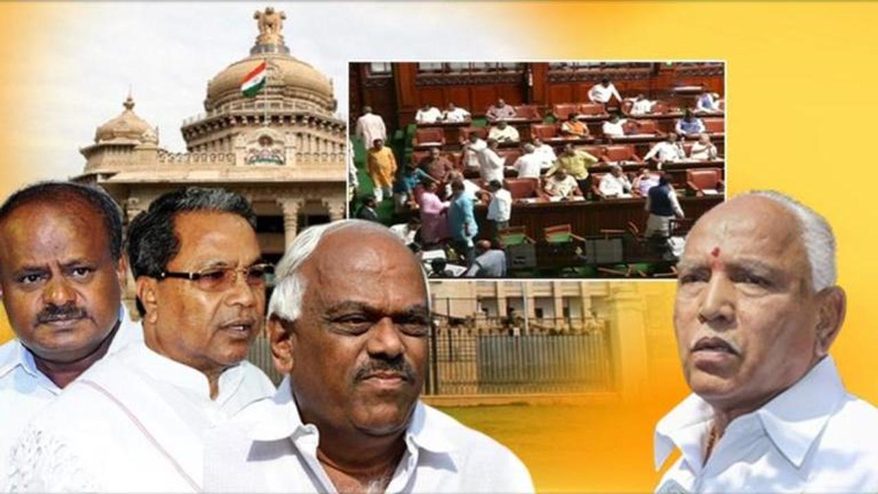 Karnataka Crisis: Floor test demand unmet, BJP MLAs to stage 'overnight dharna' at Vidhana Soudha as Speaker adjourns Assembly till Friday