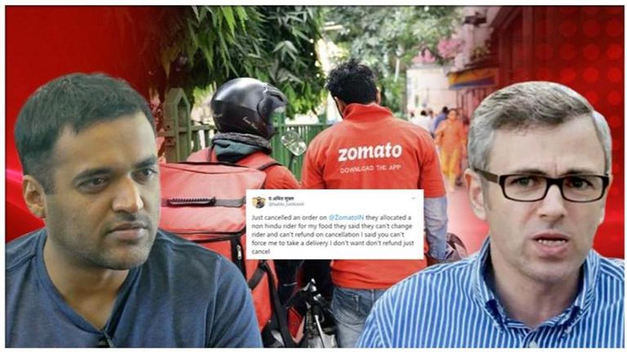 Zomato wins Omar Abdullah's respect & love for 'food doesn't have a religion' response to Hindu rider-wanting customer