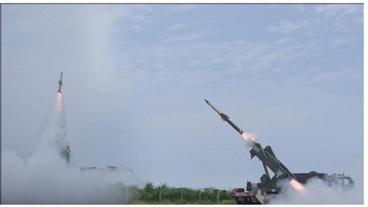 India test-fires Quick Reaction Surface-to-Air Missile from a test range in Odisha