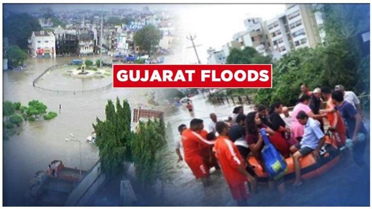 Gujarat Floods: Four dead, five injured as building collapses in Kheda due to heavy rains