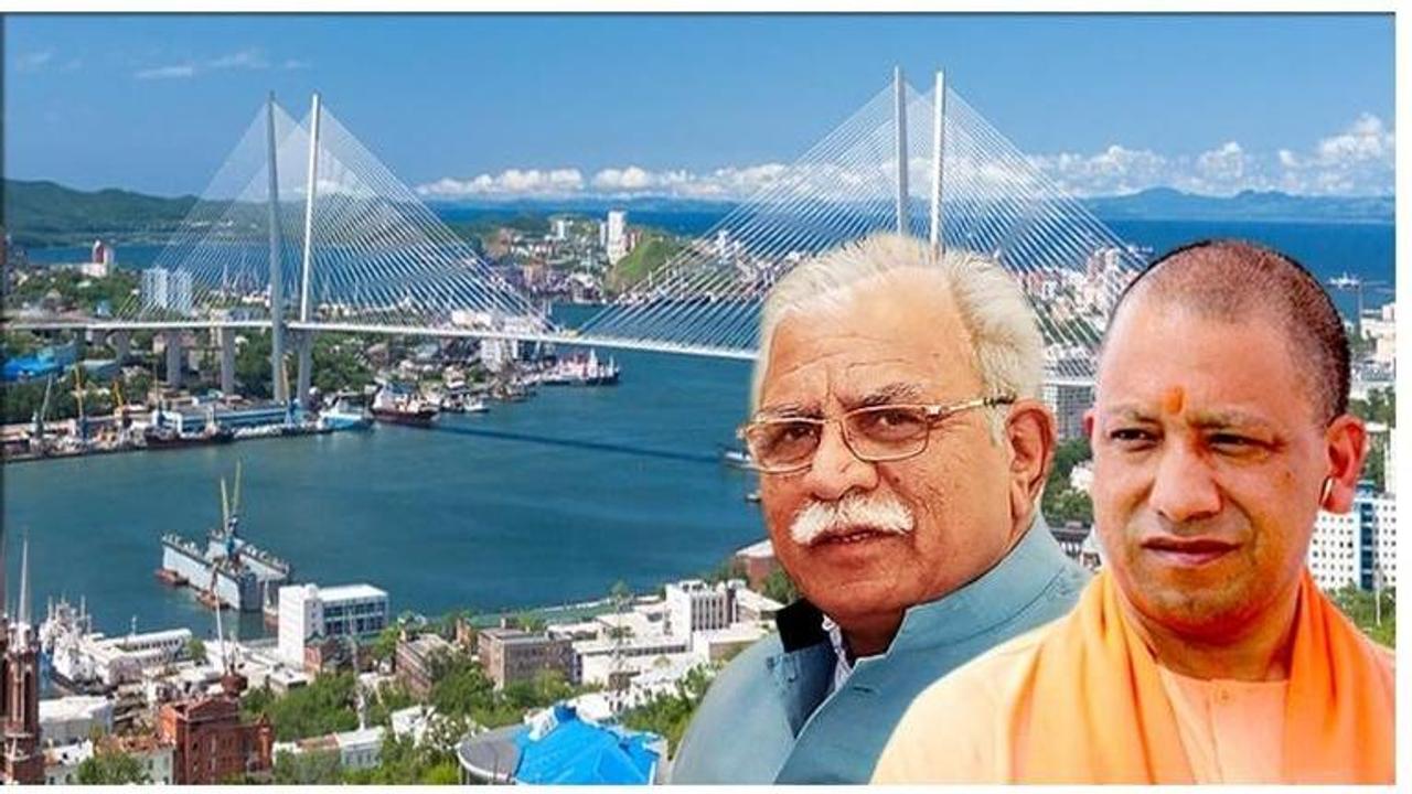 Manohar lal Khattar, Yogi Adityanath in Russia as part chief ministers' delegation