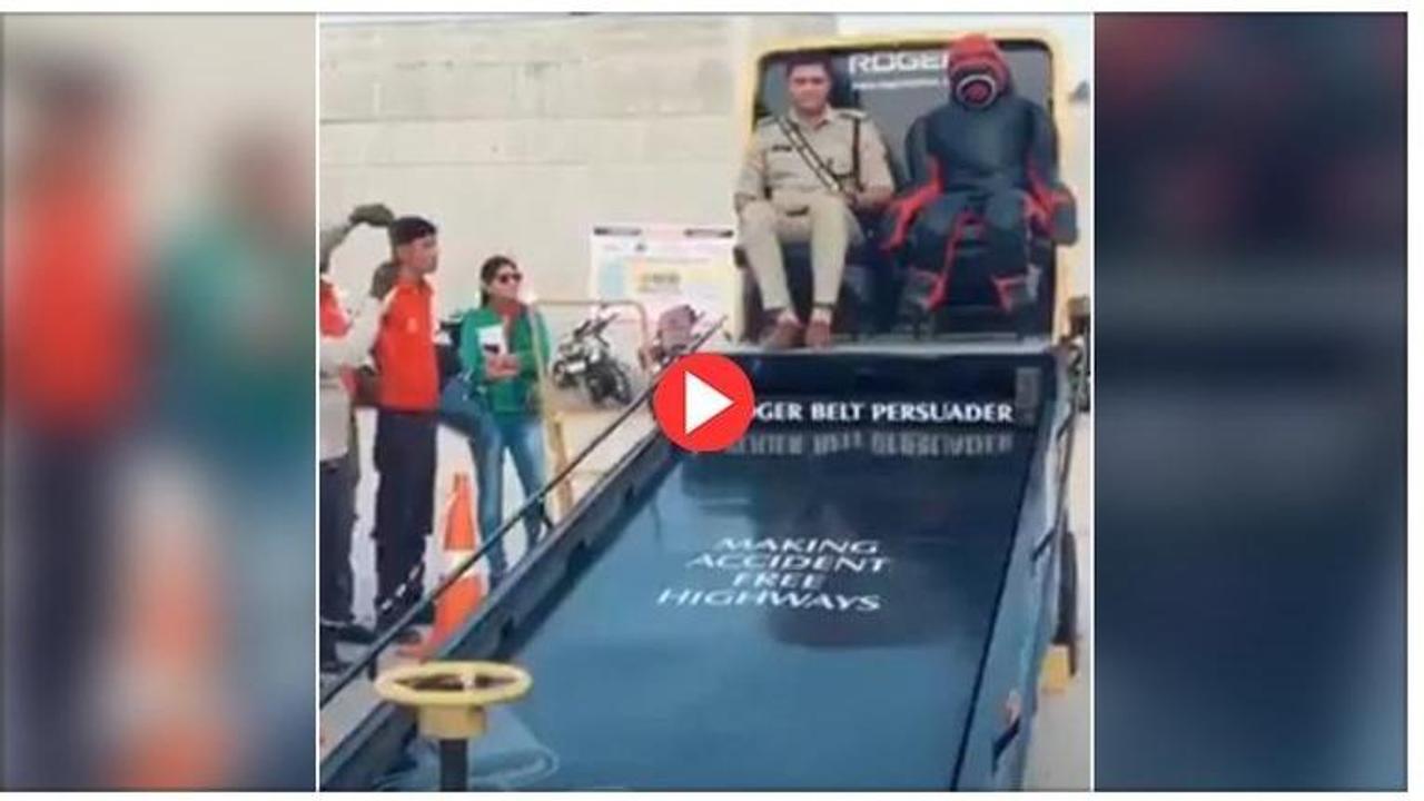 WATCH: UP Police takes it to the next level to demonstrate why you should wear a seatbelt