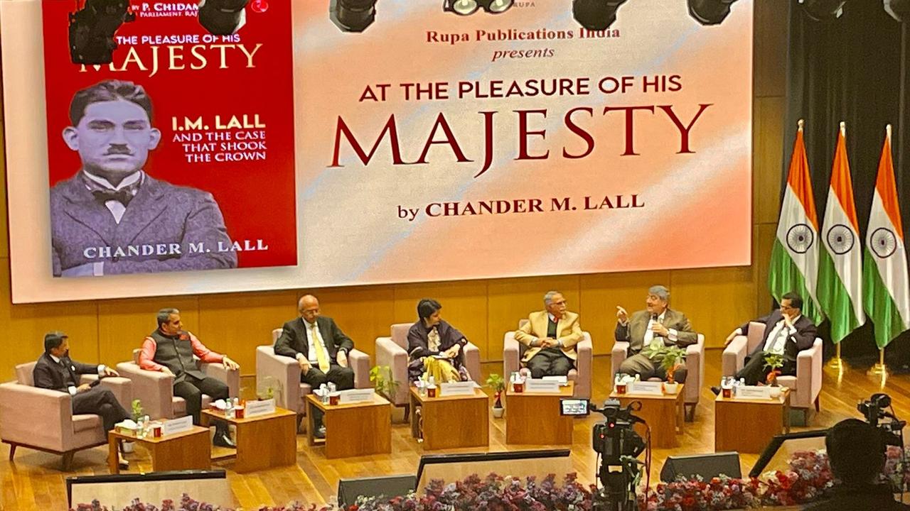 At the Pleasure of His Majesty: Indian Legal Legends Launch Book On I.M. Lall's Revered Legacy