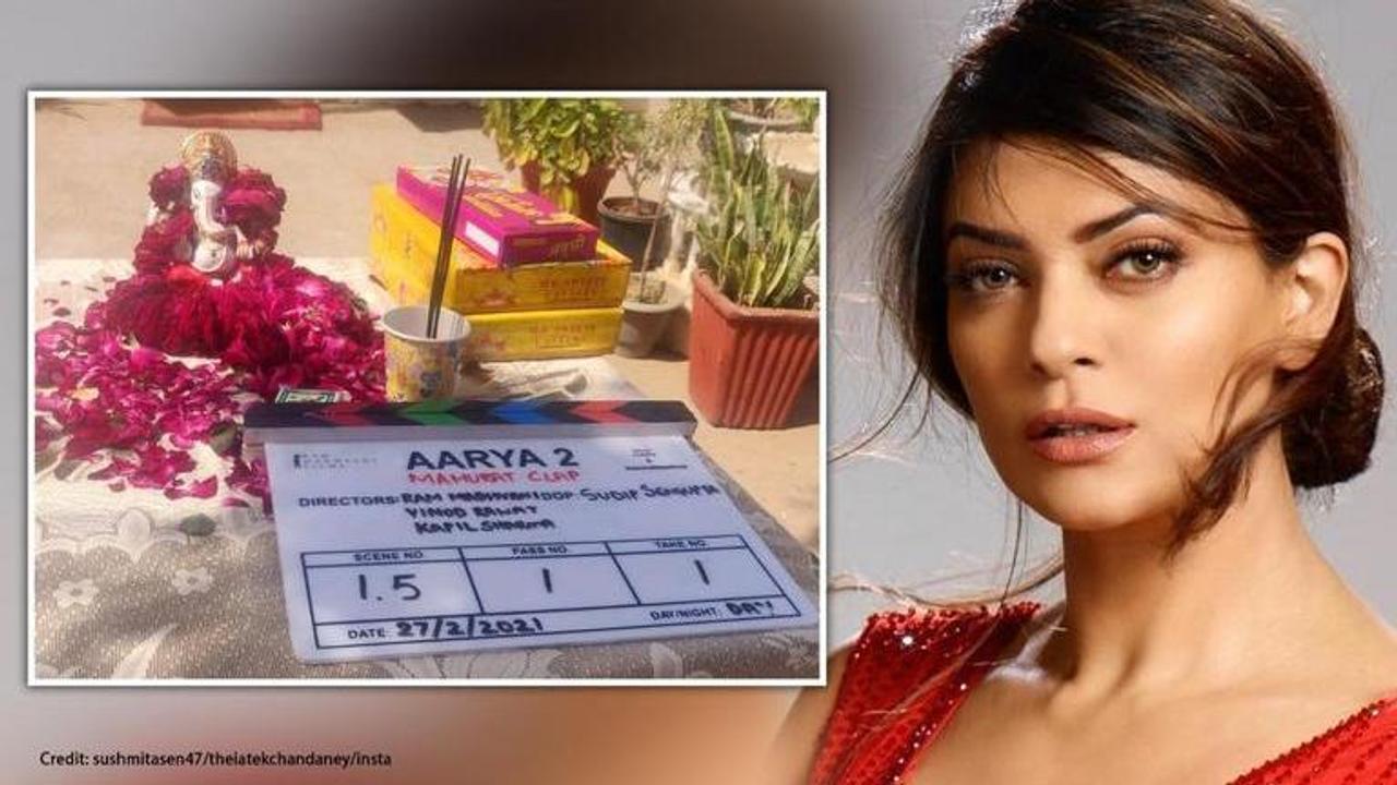 Sushmita Sen starrer 'Aarya 2' shooting begins, costume designer shares muhurat pics