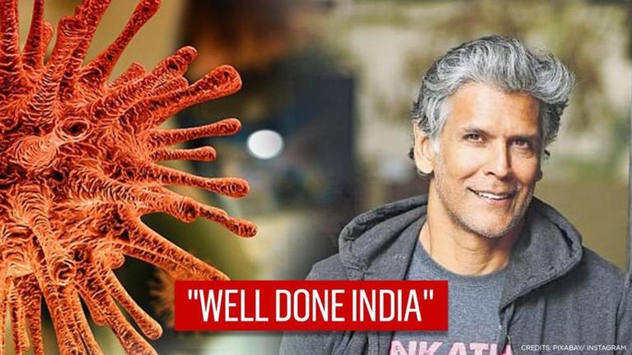 Milind Soman says 'well done India' on week's COVID statistics; netizens react