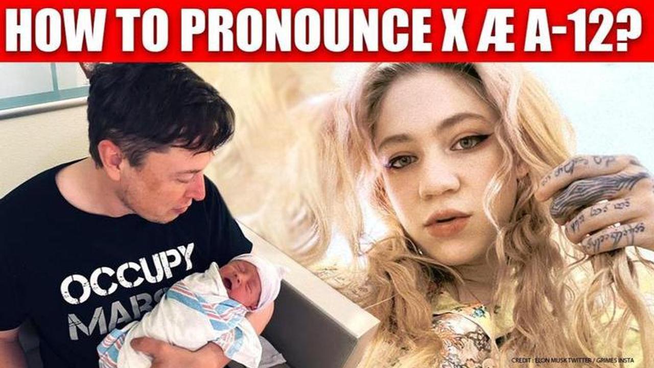 Elon Musk and Grimes reveal how to pronounce son's name X Æ A-12, but they differ again