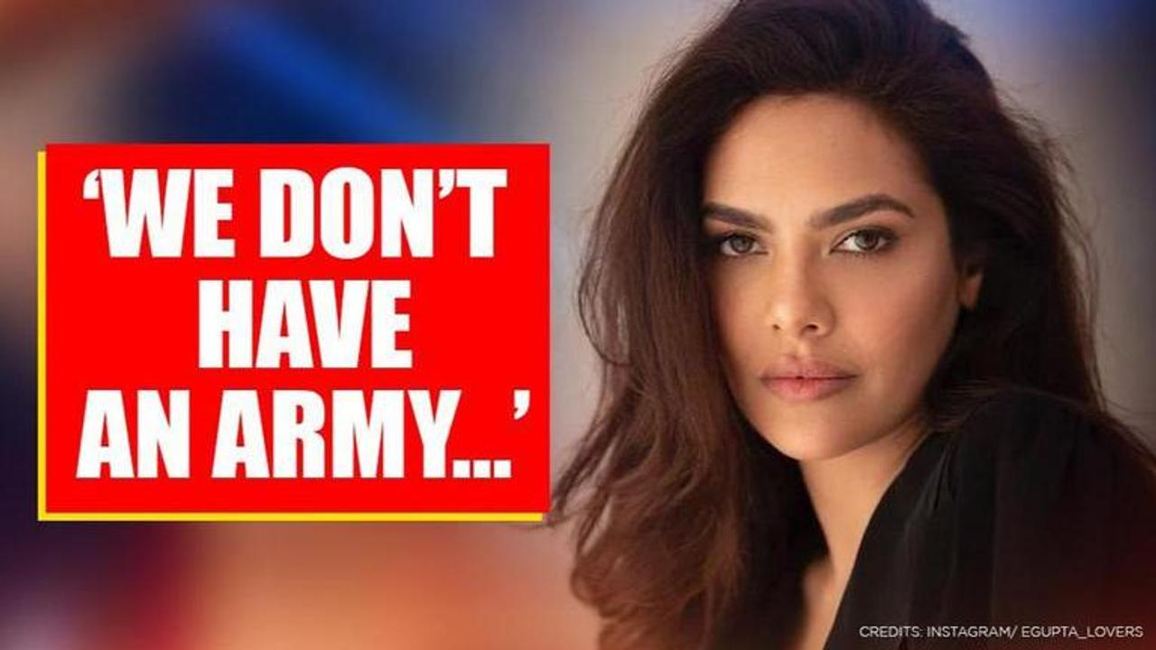 Esha Gupta reveals being 'ridiculed by insiders', says 'we refuse to please their ego'