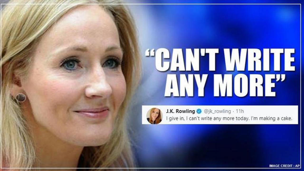 Lockdown makes JK Rowling give in as she bakes cake; gets awed by 'Harry Potter' desserts