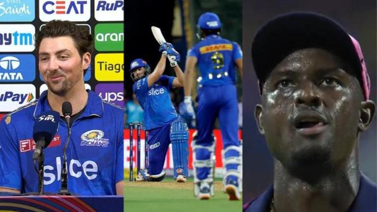 Tim David, Jason Holder, IPL, MI vs RR