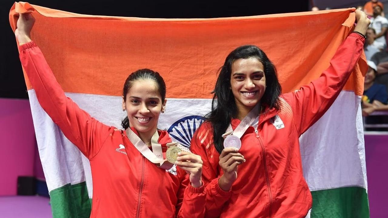 Saina Nehwal and PV Sindhu for India.