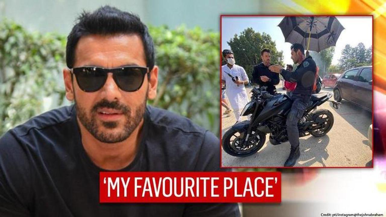 John Abraham shoots for action sequences on 'Attack' sets, says 'Doing what I do best'