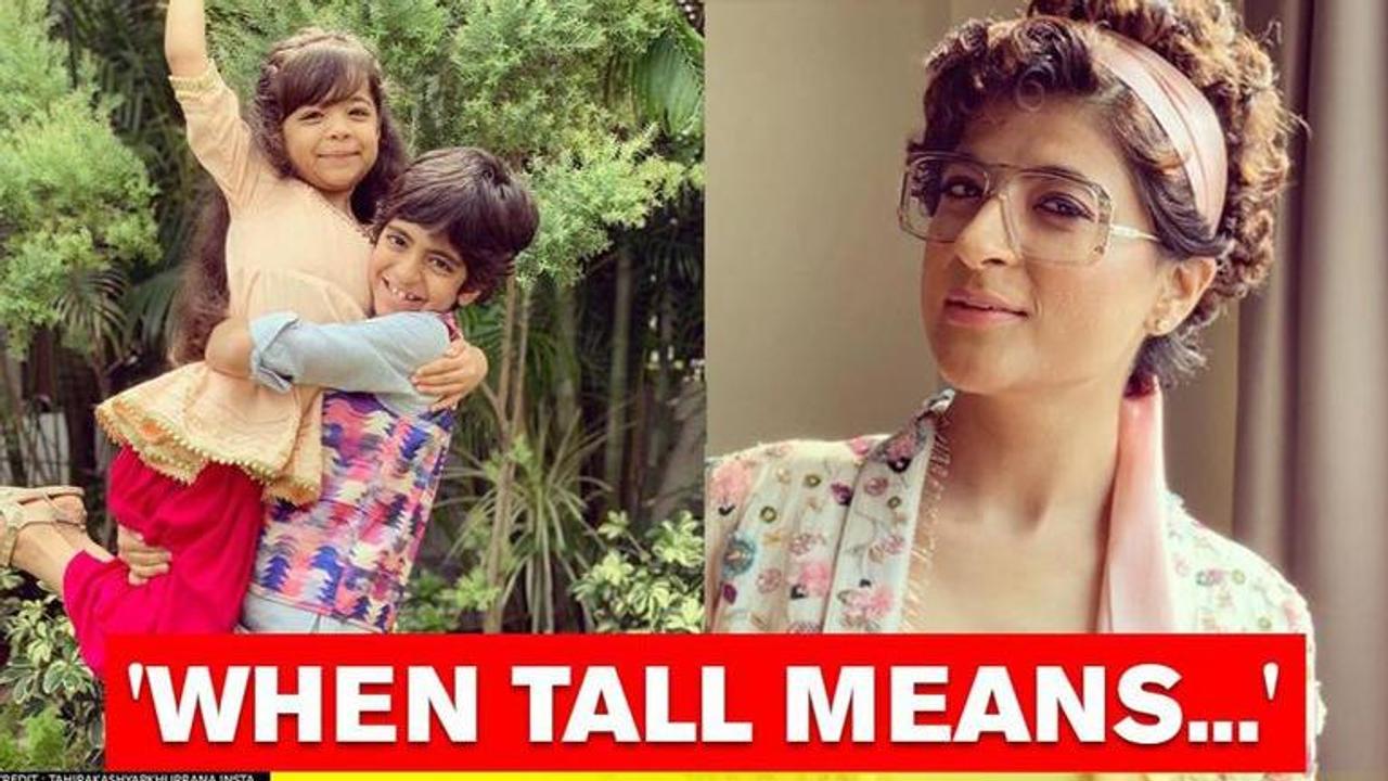 Tahira Kashyap turns a tree for her two 'monkeys' Virajveer and Varushka; See Post