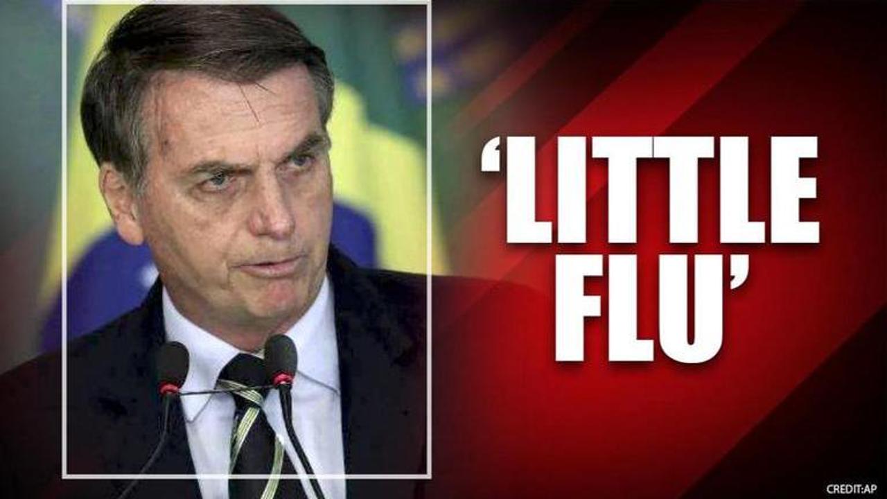 Brazilian President Bolsonaro questions reports of coronavirus deaths