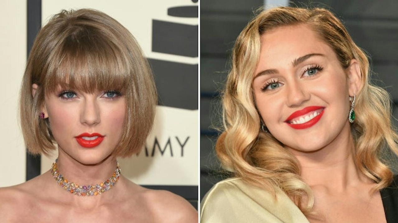 Taylor Swift and Miley Cyrus 