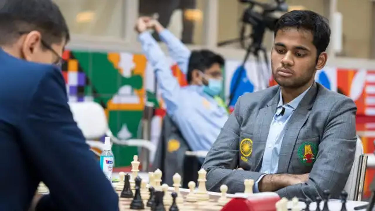 Indian Chess grandmaster Arjun Erigaisi