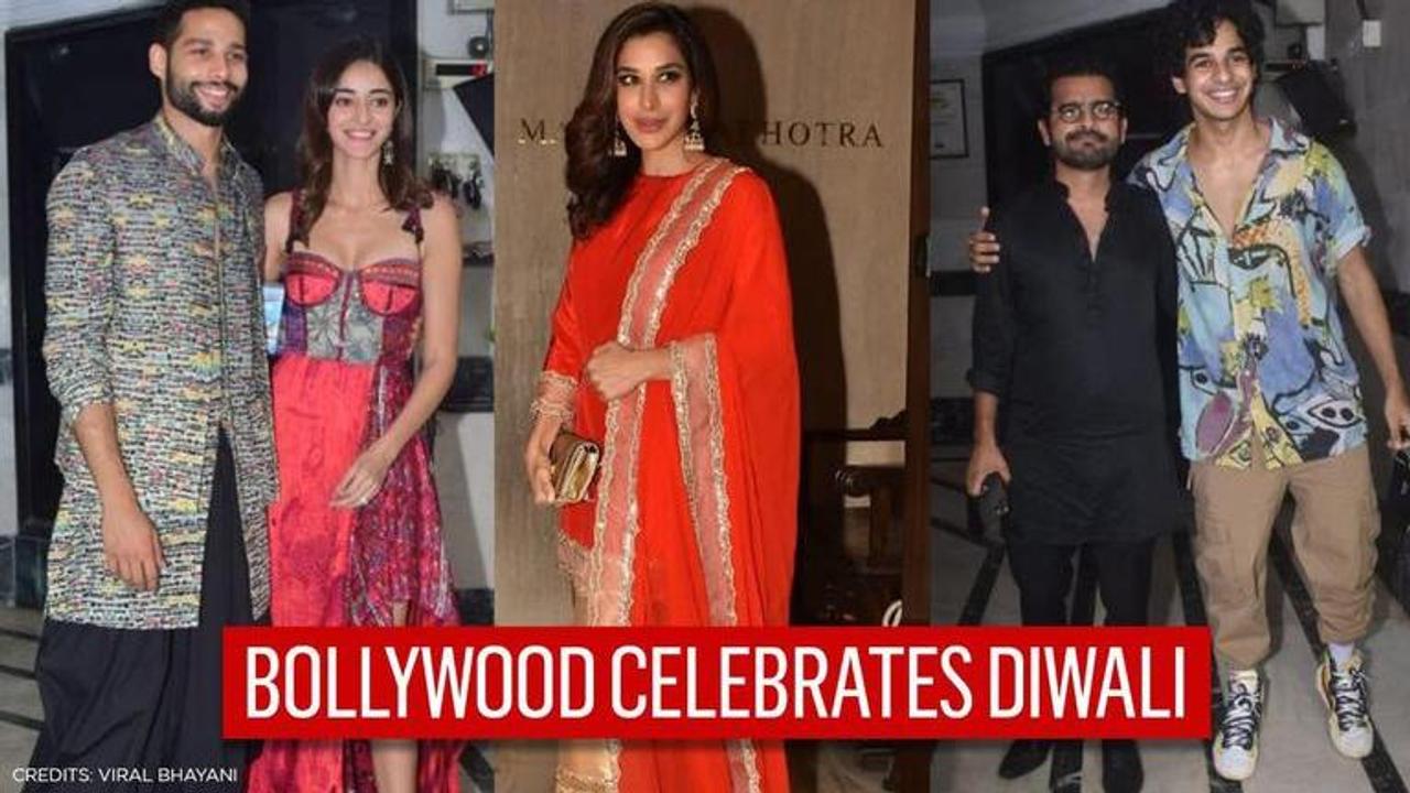 Diwali marked with fanfare by Bollywood; stars convey greetings, gather for celebrations