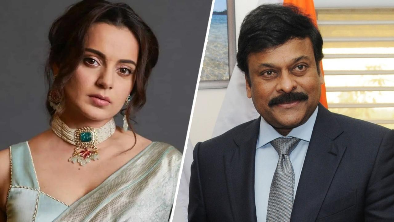 Kangana Ranaut and Chiranjeevi