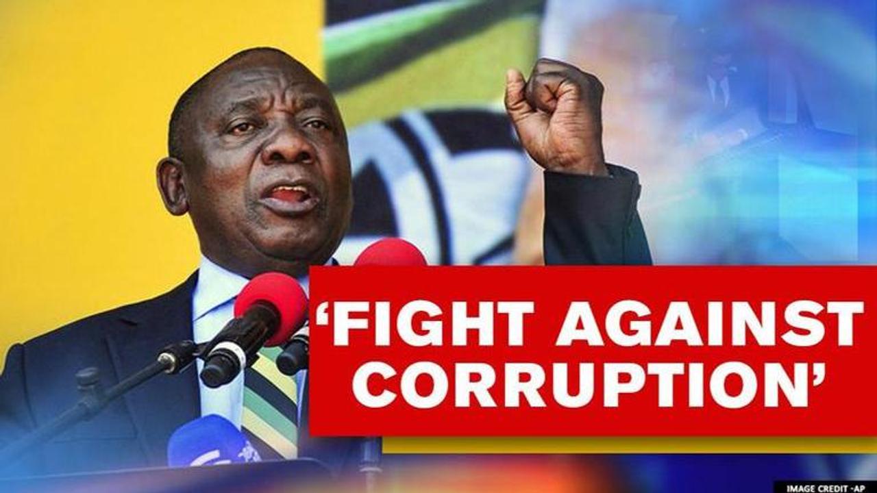 South Africa's President vows to take strong action against corruption