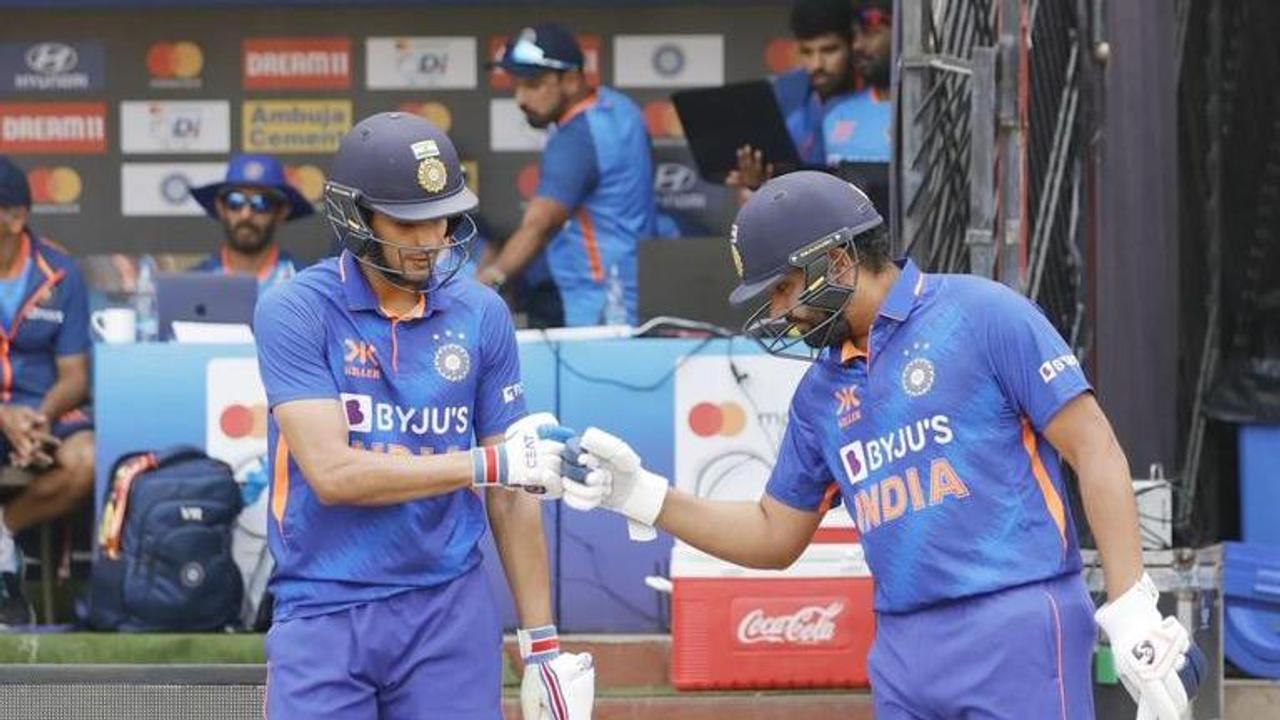 Shubman Gill and Rohit Sharma