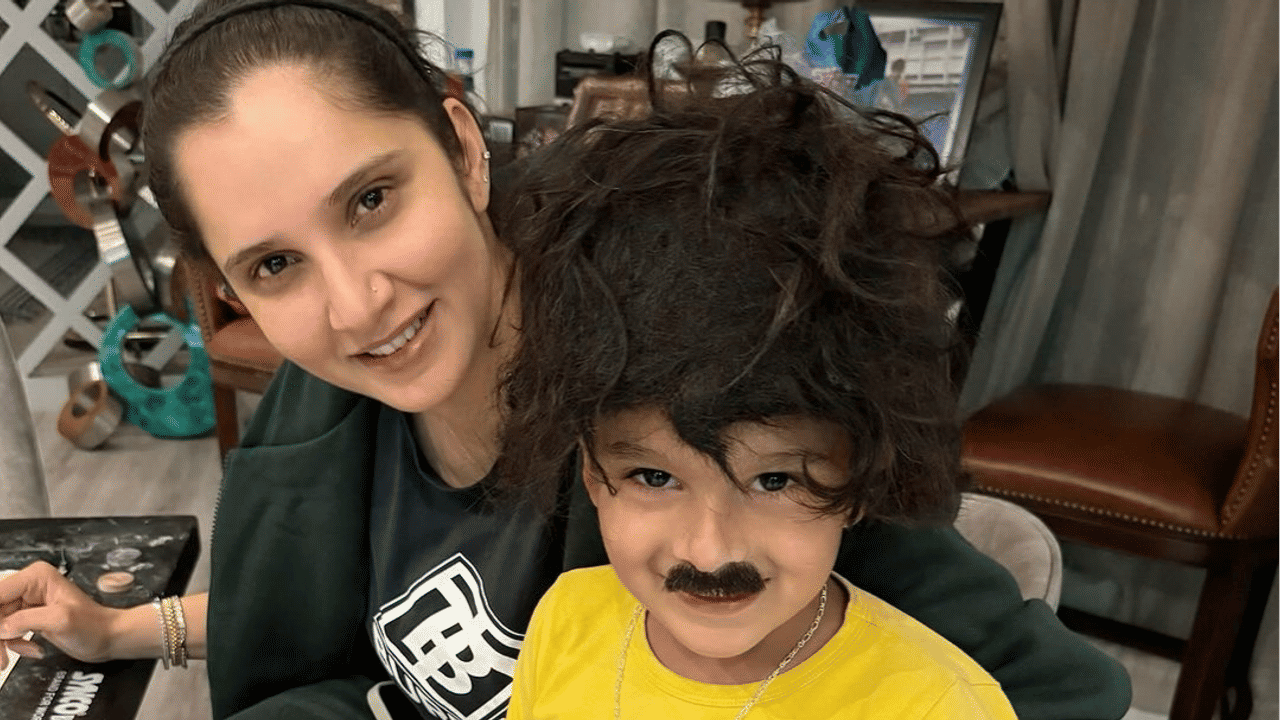 Sania Mirza and her son