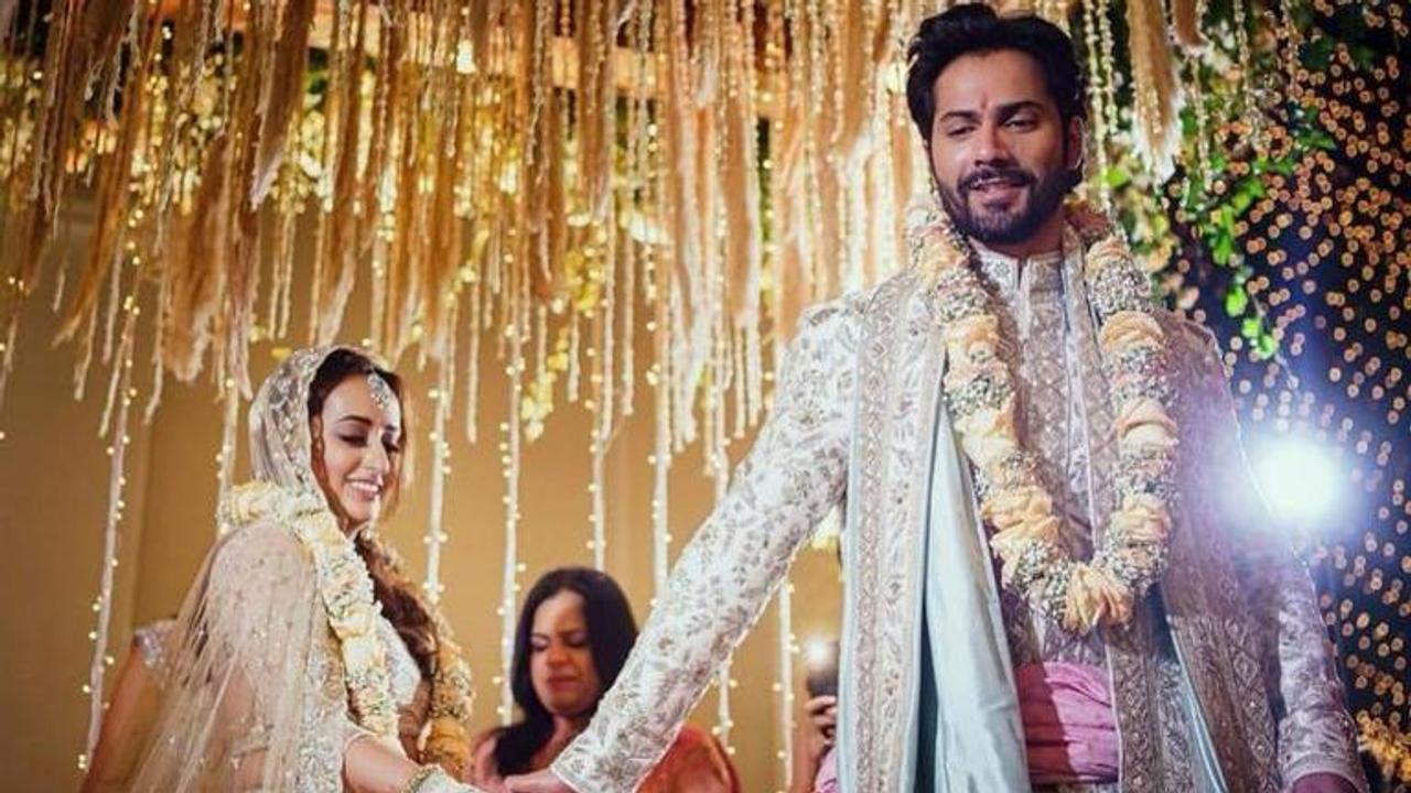 Varun Dhawan and Natasha Dalal's wedding